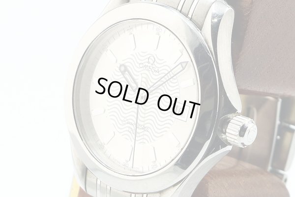 オメガ　シーマスター１２０ｍ　２５１１．３１　銀文字盤　サイド拡大