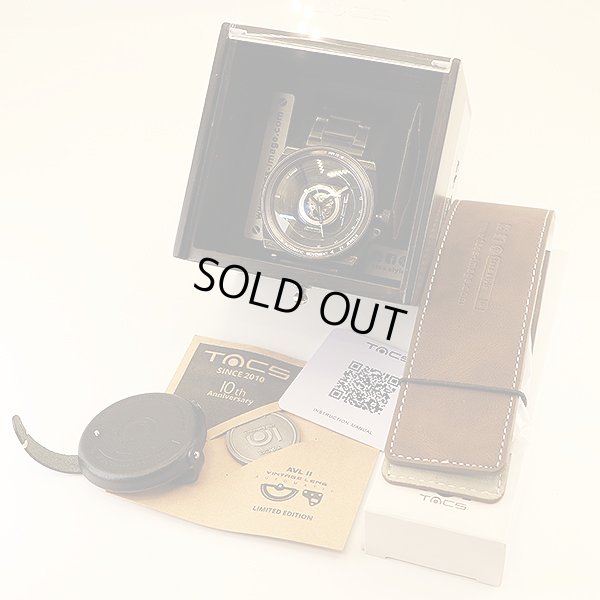 タックス　ヴィンテージレンズ２　ＴＳ１８０３Ｋ　黒文字盤　１０周年限定　箱・保証書