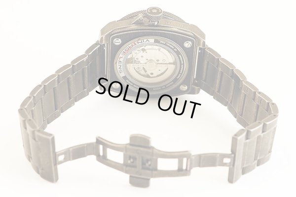 タックス　ヴィンテージレンズ２　ＴＳ１８０３Ｋ　黒文字盤　１０周年限定　ブレス