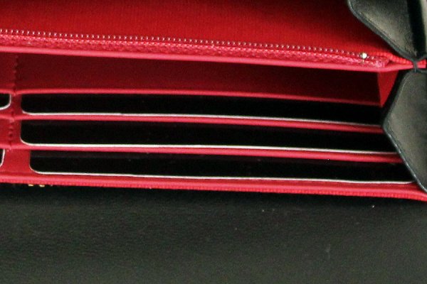 シャネル　シャネル19 ロングフラップウォレット AP0955 ブラック　カードケース