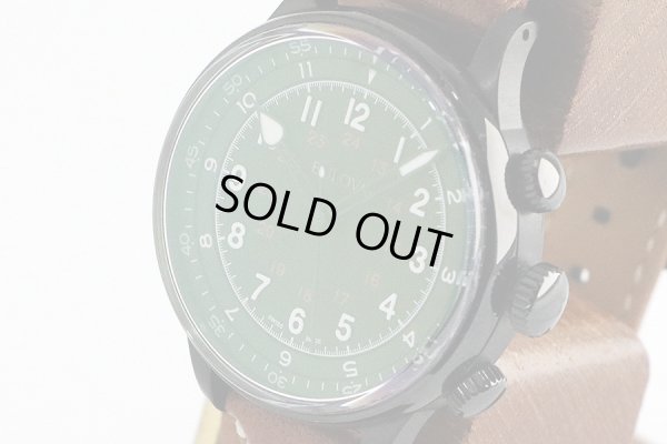 ブローバ　タイプＡ－１５　黒文字盤　サイド拡大