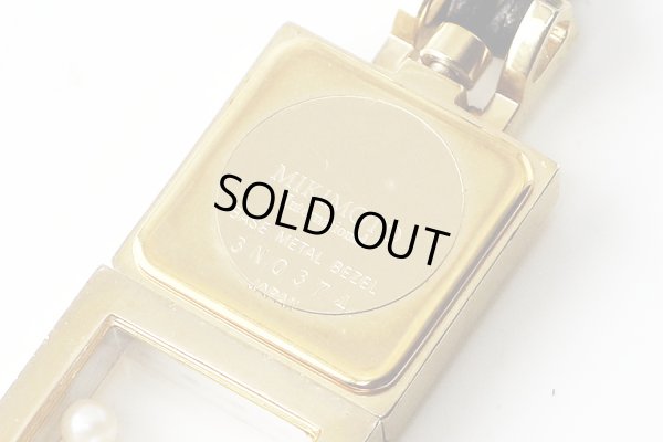 ミキモト　ベビーパール　ペンダントウォッチ　ＮＮＳ－００３８４Ｆ　白文字盤　裏面拡大