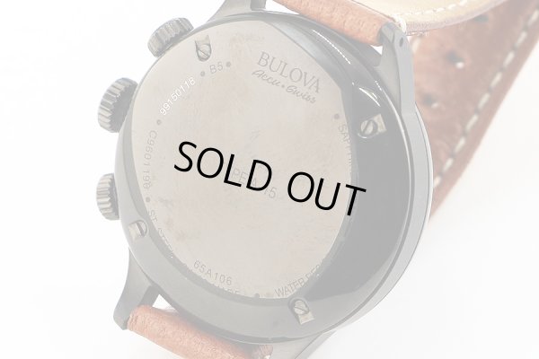 ブローバ　タイプＡ－１５　黒文字盤　裏面拡大