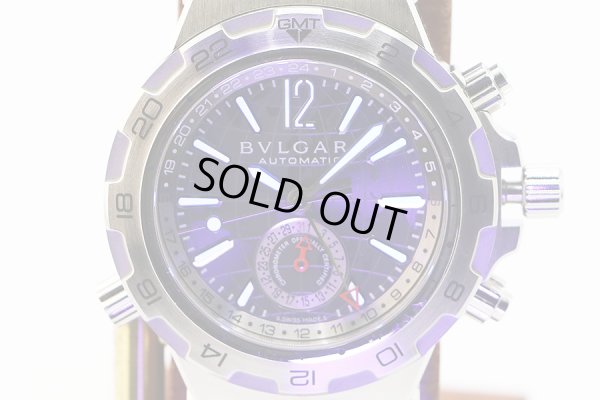 ブルガリ　ディアゴノプロ　ＤＰ４２Ｓ　ＧＭＴ　グレー文字盤　ライト