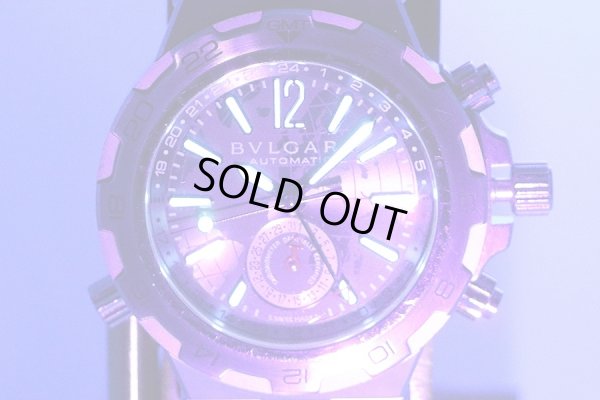 ブルガリ　ディアゴノプロ　ＤＰ４２Ｓ　ＧＭＴ　グレー文字盤　ライト