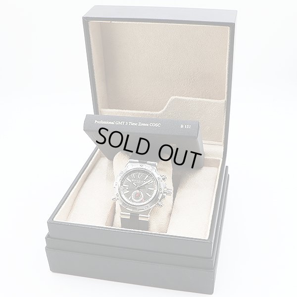 ブルガリ　ディアゴノプロ　ＤＰ４２Ｓ　ＧＭＴ　グレー文字盤　箱