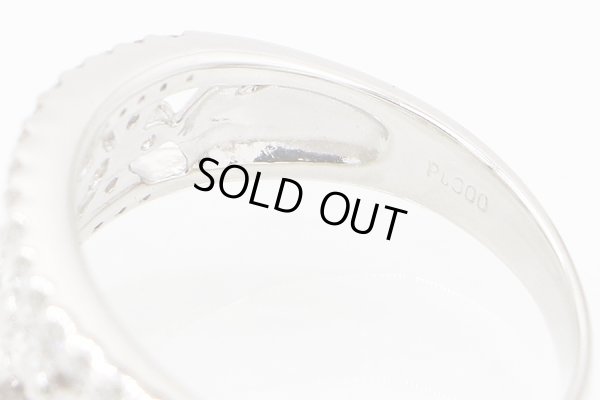 PT900 ダイアイリリング 0.80ct 6.10g　刻印(2)