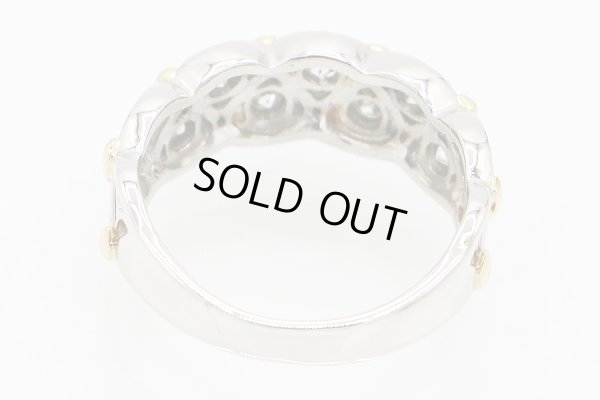 PT900/K18 ダイアイリリング 0.54ct 6.30g　内側