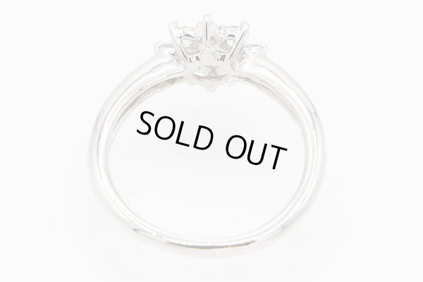 PT900 ダイアイリリング 0.05ct 0.45ct 4.30g　内側