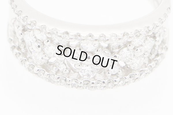 PT900 ダイアイリリング 0.80ct 6.10g　拡大