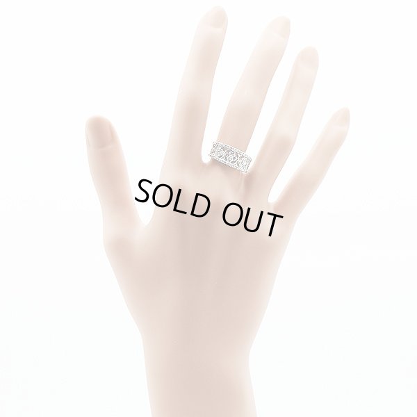 PT900 ダイアイリリング 0.80ct 6.10g　装着イメージ