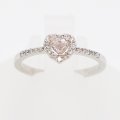 PT950 ダイアイリリング 0.206ct 0.18ct 2.70g