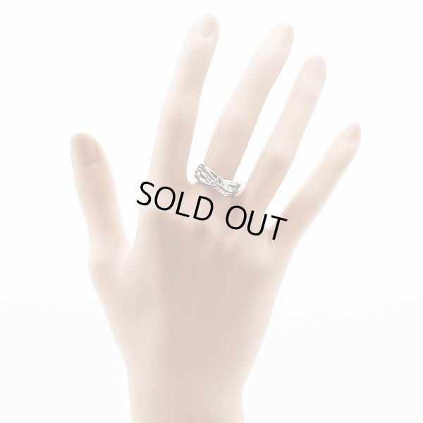 PT900 ダイアイリリング 0.136ct 0.14ct 6.30g　装着イメージ