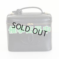 シャネル　2WAYバニティバック ブラック／GP金具