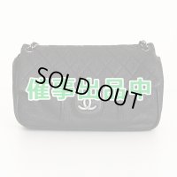 シャネル　マトラッセ ワンショルダーバック ダークパープル／SIV金具