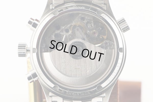 ジン　フランクフルト　ファイナンシャルクロノ　黒文字盤　裏面拡大