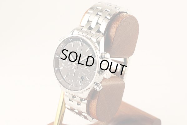 ジン　フランクフルト　ファイナンシャルクロノ　黒文字盤　サイド