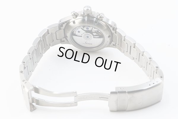 ジン　３５６ＳＡ　フリーガーIII　クロノグラフ　銀文字盤　ブレス