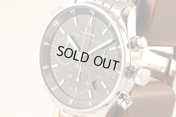 ジン　フランクフルト　ファイナンシャルクロノ　黒文字盤　サイド拡大