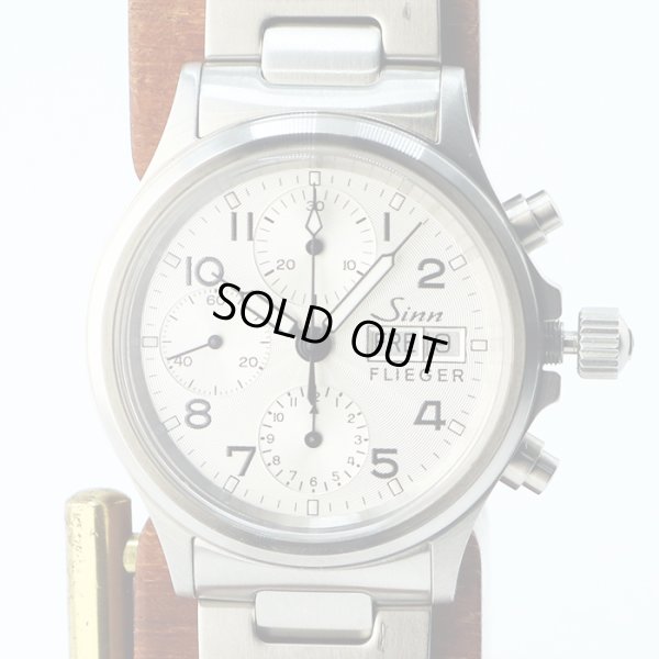 ジン　３５６ＳＡ　フリーガーIII　クロノグラフ　銀文字盤