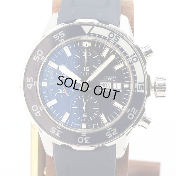 ＩＷＣ　アクアタイマー　クロノグラフ　ＩＷ３７６７１１　紺文字盤