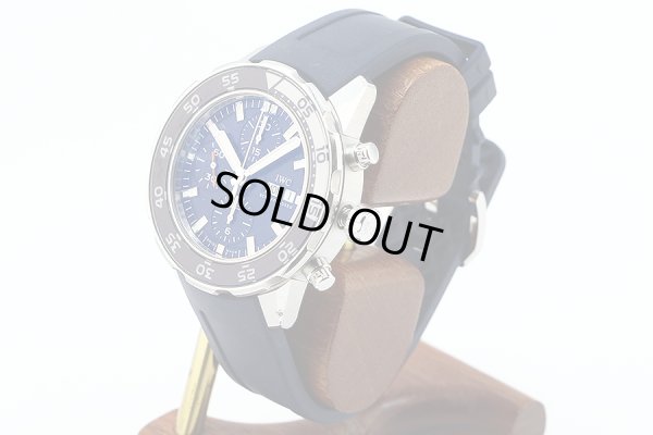 ＩＷＣ　アクアタイマー　クロノグラフ　ＩＷ３７６７１１　紺文字盤　サイド
