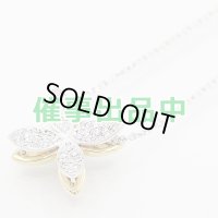 ミキモト K18/WG シェルルビーダイアイリペンダントネックレス 0.04ct 0.32ct 8.50g