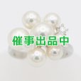 画像1: タサキ　PT900 パールダイアイリリング 0.07ct 8.60g (1)