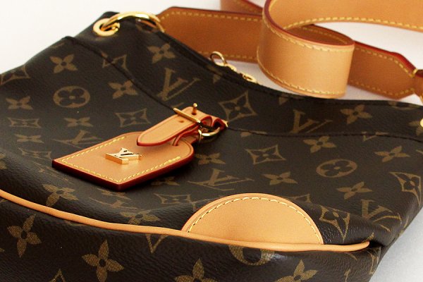 ルイ・ヴィト ン オデオン NM PM M45355 ナチュラル ヌメ革焼け