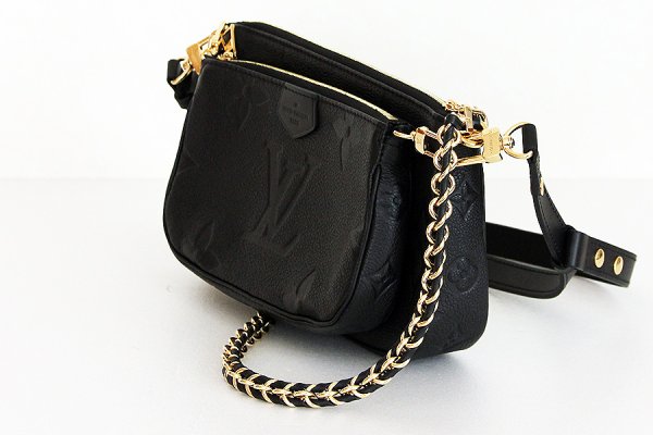 ルイ・ヴィト ン ミュルティ・ポシェット・アクセソワール M80399 ノワール サイド