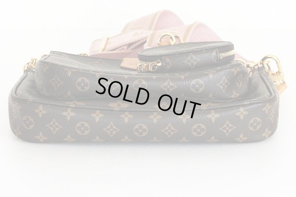 ルイ・ヴィト ン　ミュルティ・ポシェット・アクセソワール M44813 ローズクレール　底