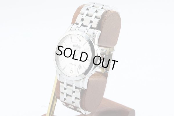 モーリス・ラクロア　ポントス　デイデイト　ＰＴ６０５８　銀文字盤　サイド