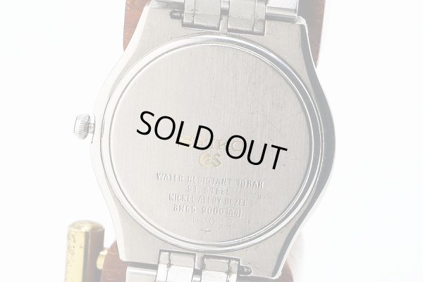 グランドセイコー　ＳＢＧＧ００１　８Ｎ６５－９０００　銀文字盤　裏面拡大