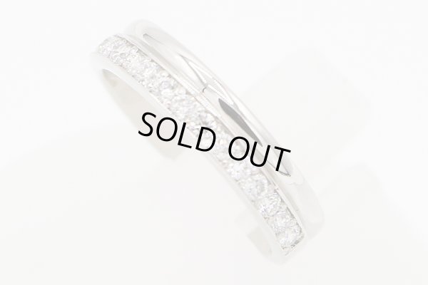PT900 ダイアイリリング 0.35ct 4.70g　サイド
