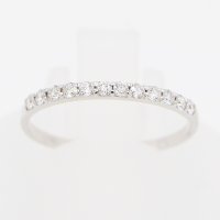 K18WG ダイアイリリング 0.21ct 1.10g