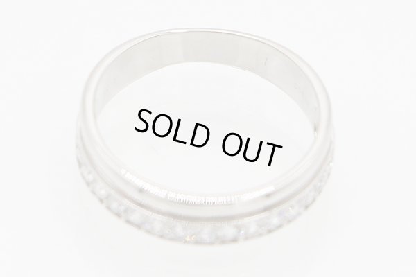 PT900 ダイアイリリング 0.35ct 4.70g