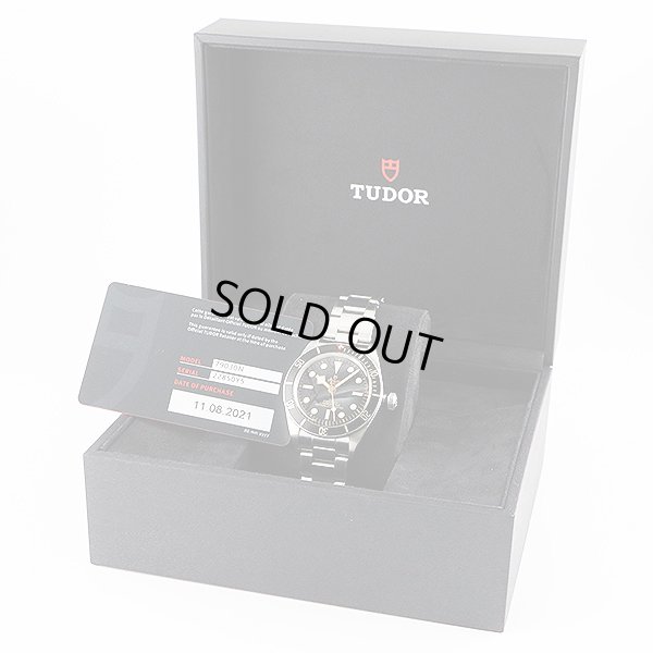 チューダー　ヘリテージ　ブラックベイ　７９０３０Ｎ　黒文字盤　黒ベゼル　箱・保証書