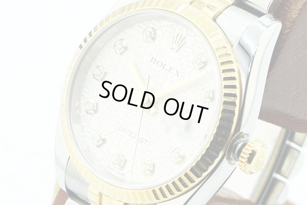 ロレックス　１１６２３３Ｇ　銀コンピュータ文字盤 新１０Ｐ Ｄ番 ２００５年製　サイド拡大