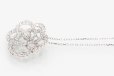 K18WG ダイアイリペンダントネックレス 0.75ct 4.30g　サイド