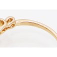 K18PG ダイアイリリング 0.10ct 1.60g　刻印(1)