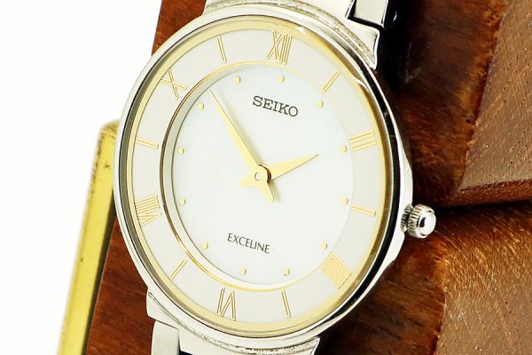 セイコー　エクセリーヌ　ＳＷＤＬ１４９　シェル文字盤　４Ｊ４０－０ＡＦ０　サイド拡大