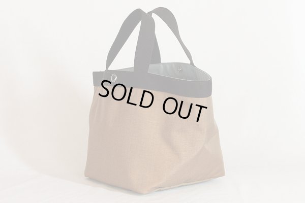 エルベシャプリエ コーデュラ舟型トートM 707C シャモワ/モカ サイド