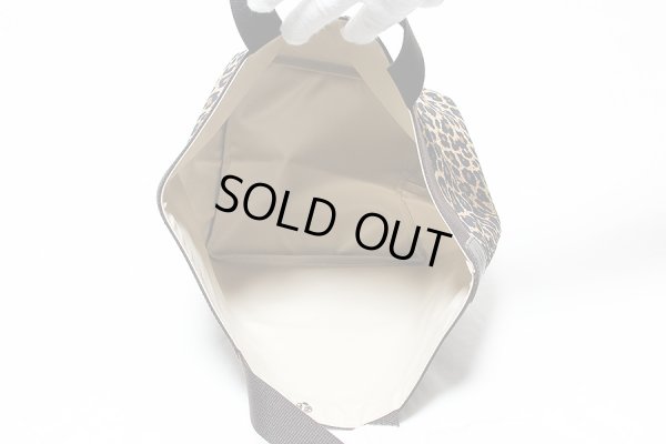 エルベシャプリエ ナイロン舟型トートM 707F パンサー レオパード ヒョウ柄 中身