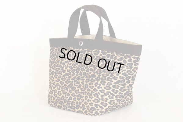 エルベシャプリエ ナイロン舟型トートM 707F パンサー レオパード ヒョウ柄 サイド