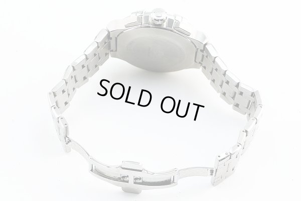 モーリス・ラクロア　アイコン　クロノグラフ　黒文字盤　ブレス