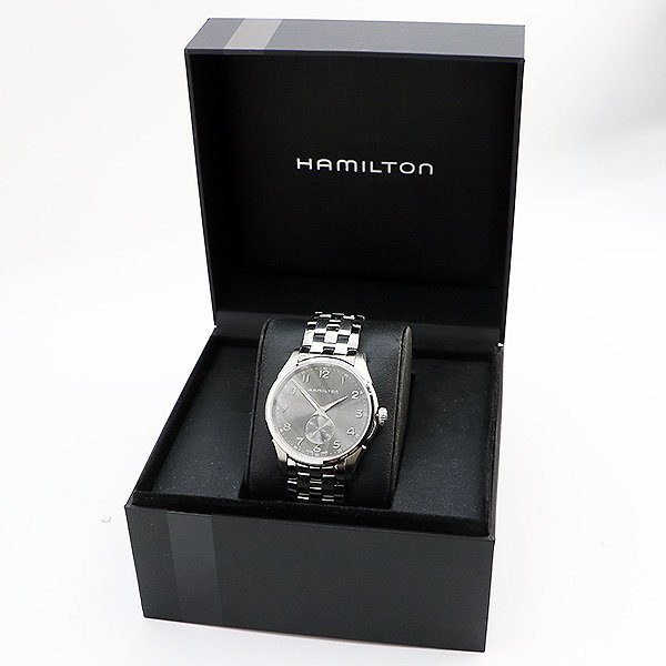 ハミルトン　ジャズマスター　Ｈ３８４１１０　グレー文字盤　スモールセコンド　箱
