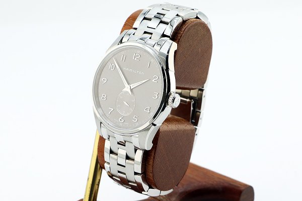 ハミルトン　ジャズマスター　Ｈ３８４１１０　グレー文字盤　スモールセコンド　サイド