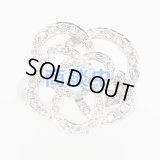 K18WG ダイアイリリング 0.75ct 4.90g