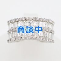 PT900 ダイアイリリング 2.48ct 9.10g