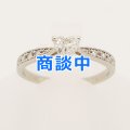 PT900 ダイアイリリング 0.402ct 0.11ct 2.90g
